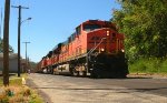 BNSF 6154 streetrunning